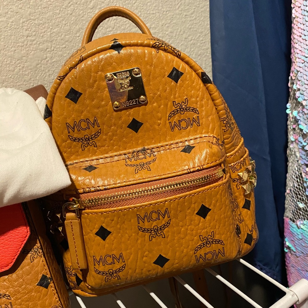 MCM mini backpack